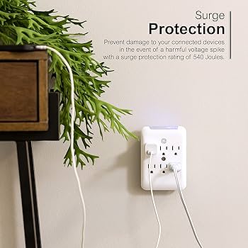 sho1313ページ　プロテクター単品 Amazon.co.jp: GE Pro サージプロテクター 壁タップ 保護